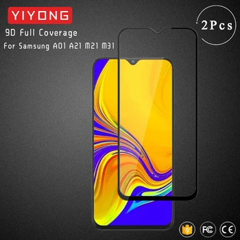 YIYONG 5D Plné Sklo Na Samsung Galaxy A91 A51 A71 A81 Tvrdeného Skla Screen Protector Samsung A41 M31 A31 A21S A11 M11 M21