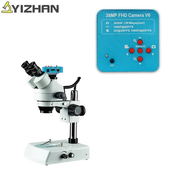 YIZHAN 38MP USB HDMI Laboratória, Priemyselné Elektronické Digitálny Mikroskop Fotoaparát Biologické Stereo C-Mount Kamery Spájkovanie
