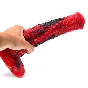 YOCY obrie silikónové dildo červená čierna dilda zvierat somár falošné veľký penis sexuálne hračky pre ženy, masturbácia, zadok plug gay sex dick