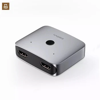 Youpin obojsmerná HDMI Distribúcia Prepínač Adaptéra Converter Adaptér 4K Digitálneho na Analógový Video a Audio Pre PC, Notebook Tablet