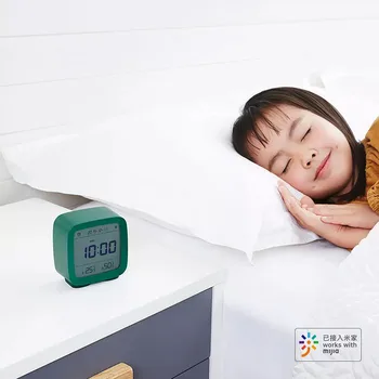Youpin Qingping Smart Bluetooth Teploty Vlhkosti Snímač LCD Budík Nočné Svetlo Xiao Mi domov Mijia Aplikácie Teplomer