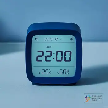 Youpin Qingping Smart Bluetooth Teploty Vlhkosti Snímač LCD Budík Nočné Svetlo Xiao Mi domov Mijia Aplikácie Teplomer