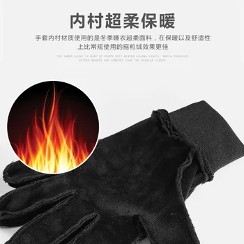 Youpin Xiao Teplé Windproof Rukavice pre Dotykový Displej Vodu Odpudzujúce Non-slip Nosenie tepelnej Koni, Lyžiarska Športové Rukavice Touch Phone