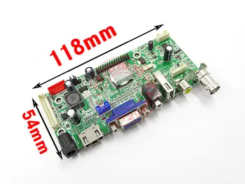 Yqwsyxl V59 AV2 riadiacej Dosky Monitora Držiak pre G104SN03 V1 V. 1 HDMI + DVI + VGA LCD LED displej Regulátora Rada Ovládač