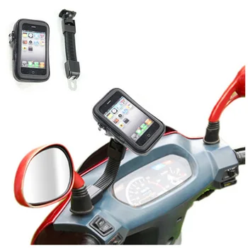 YUANMINGSHI Cyklistické Vodotesný Vak S Motocykel Držiaka Telefónu Mount Support GPS Navigácie Držiak Smartphone Držiteľ