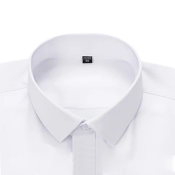 YUBANYUXIN značky mužov tencel bavlna business jednofarebné šaty dlhý rukáv tričko jar a v lete elastické proti vráskam košele
