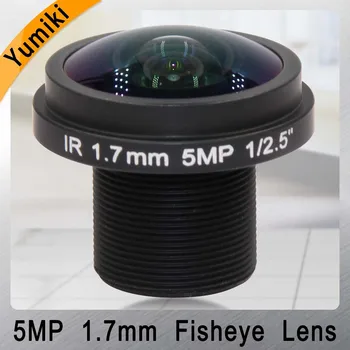 Yumiki CCTV OBJEKTÍV 5MP 1.7 mm, M12*0.5 1/2.5