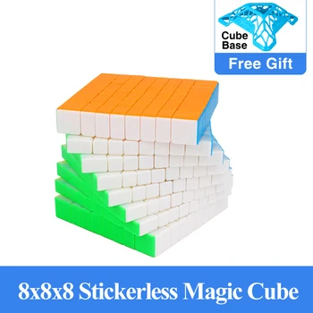 YuXin Málo Magic 8x8x8 Kocka Stickerless cubo magico 8x8 rýchlosť kocka Najnovšie