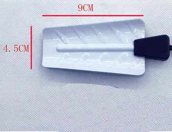 Zabiť Bakteriálne odstraňovač Zápachu Odolné Kovové Plechové Mini Obuvi na Vlasy 9X4.5cm