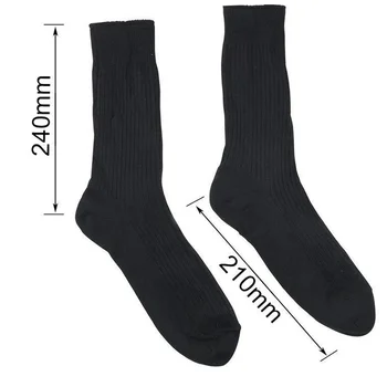 Zahustiť Bavlna Teplejšie Ponožky Elektrické Vyhrievané Tepelnej Nabíjateľná Batéria Unisex Zimné Outdoorové Lyžovanie, Cyklistické Športové Ponožky DWZ001