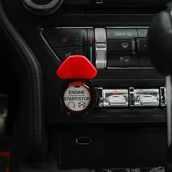 Zapaĺovanie Prepnúť Tlačidlo Kryt Zapaľovania Motora Štart Stop Tlačidlo Krytu Výbava pre Ford Mustang 2016 2017 2018