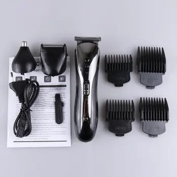 Zastrihávač nabíjateľná elektrický holiaci strojček pre mužov fúzy britva electric multi-function hair clipper set
