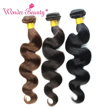 Zaujímalo Krásu Vlasov Brazílskym Telo Vlna príčesky 3 zväzky riešenie ľudských vlasov weaves non remy rozšírenia zmiešané dĺžka 8-26inches