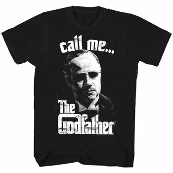 Zbrusu Nový 2019 Lete Mens Krátke ÚRADNÉ Godfather Zavolaj Mi Don Corleone pánske T-Shirt Roztomilý Tričká