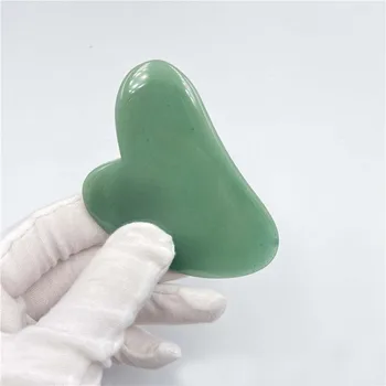 Zelená Quartz Jade Guasha Dosky Z Prírodného Kameňa Škrabka Nástroje Pre Tvár, Krk Späť Telo Tlak Terapia