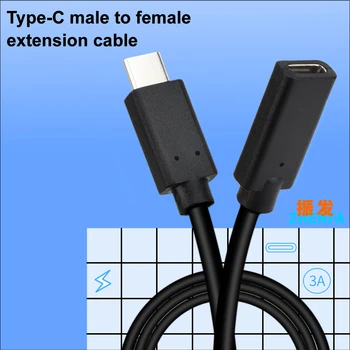 Zhenfa pre Nintendo Prepínač herné konzoly Typ-c predlžovací kábel mužov a žien Konzoly, USB Typ C predlžovací kábel dátový kábel