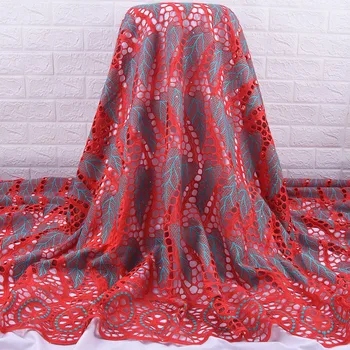 Zhenguiru Bavlna Afriky Textílie, Čipky Krásne Swiss Voile Čipky Svetlé Diamond Nigérijský Textílie Pre Ženy Party Šaty A1976