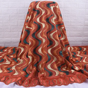 Zhenguiru Bavlna Afriky Čipky Tkaniny Vysokej Kvality Francúzskej Čipky Textílie Svetlé Pearl Nigérijský Textílie Pre Ženy, Svadobné A1952