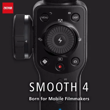 Zhiyun Smooth4 hladké 4 3-Os, Prenosné Gimbal Stabilizátor pre Smartphone akcia fotoaparát iPhone X 8 Gopro Hero 5 sjcam YI mic auta