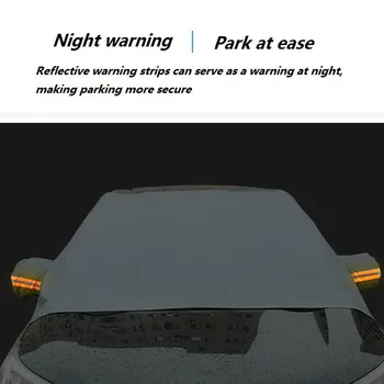 Zimné Nepremokavé Auto Zahŕňa čelného skla Kryt Zahusťovanie Anti-mráz Vonku Sneh Sklo Snehovej pokrývky Vonkajšie Auto Auto Príslušenstvo