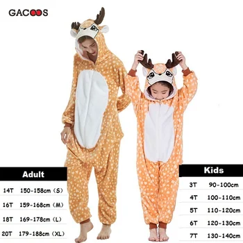 Zimné Pyžamo Jednorožec Deti Anime Deti, oblečenie pre voľný čas pre Chlapcov, Dievčatá Pyjama Steh Sleepwear Panda Pijama Infantil 10 12 14 16 18Y