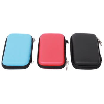 Zips Mobile Súpravy Slúchadlá Prípade Kožené Prenosné Cestovné Úložný Box USB Kábel Organizátor Účtovná Pevný Vak Na Mince Pamäťovej Karty