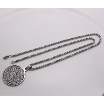 Zkd Asma-ul-Husna 99 Mien ALAHA nehrdzavejúcej ocele s príveskom, náhrdelník.