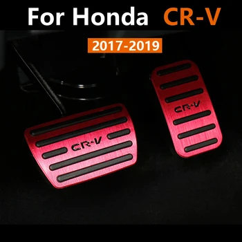 Zliatina hliníka Auto Styling Plynový Pedál Akcelerátora Brzdový Pedál Kryt protišmyková Podložka NA Na Honda CRV CR-V Roku 2017 2018-2020 Príslušenstvo