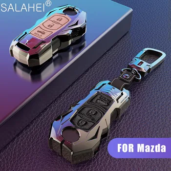 Zliatiny zinku + Kožené Kľúča Vozidla puzdro Pre Mazda 3 Mazda 6 CX5 CX4 CX - 5 CX - 7 A CX - 9 Atenza Auto Chránič Styling Príslušenstvo