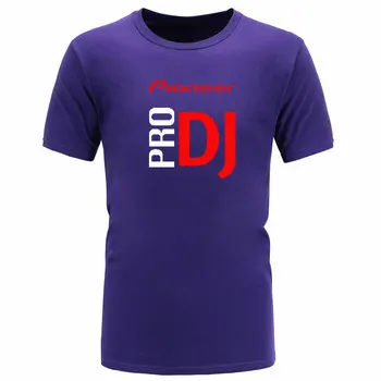 Značka t shirt mužov 2018 nové Módne Pioneer DJ PRO List Vytlačený Módne Kolo Krku T-košele pánske tričko krátky rukáv
