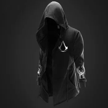 ZOGAA 2019 nový 5 farieb Assassin Master hoodie mužov s kapucňou kapucí bunda pánská bunda s kapucňou veľkosť S-4XL hoodie mužov