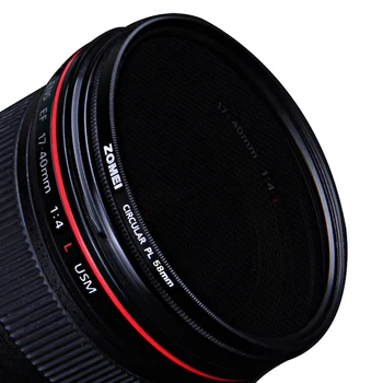 ZOMEI CPL Kruhové Polarizer Fotoaparát filter pre Canon, Nikon DSLR Fotoaparát, objektív 52mm/55/58/62/67/72/77/82mm
