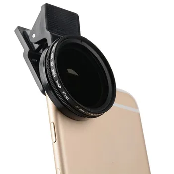 Zomei Nastaviteľné 37mm Neutrálne Clip-on ŽÚ2 - ND400 Fotoaparát Telefónu Filter, Objektív pre iPhone Huawei Samsung Android ios Mobile