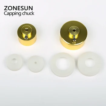 ZONESUN, obmedzenie Stroj chuck spp pre capper 28-32 mm 38 mm 10 - 50 mm okrúhle plastové fľaše s poistným krúžkom silikónové, obmedzenie