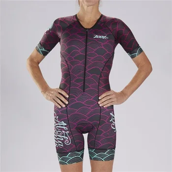 ZOOTEKOI Ženy triatlon krátke rukávy skinsuit cyklistický dres MTB cyklistické oblečenie telo plávať oblek jumpsuit maillot Ropa ciclismo