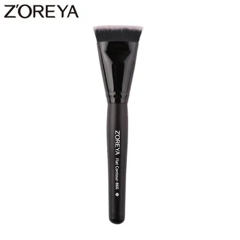 Zoreya Značky 1 PC Nylon Ploché Obrys make-up Štetec Tvár Zmes Profesionálny make-up, Kozmetické Brusher Nástroj