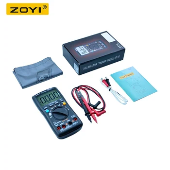 ZOYI 6000 Počíta True RMS Digitálny Multimeter Podsvietenie Bluetooth Viacúčelový Smart Multimeter s teplotou a NCV ZT-300AB
