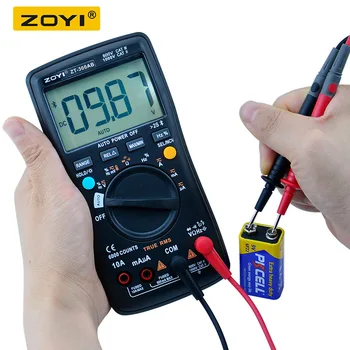 ZOYI 6000 Počíta True RMS Digitálny Multimeter Podsvietenie Bluetooth Viacúčelový Smart Multimeter s teplotou a NCV ZT-300AB