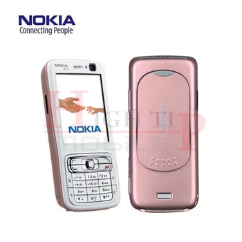 Zrekonštruovaný N73 Originál Nokia N73 GSM 3G, FM, MP3, Bluetooth, 3.15 MP Odblokovaný Mobilný Telefón, Doprava Zdarma, Jeden Na Sklade!!!