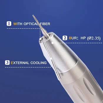 Zubné Ai-Max SG65L 1:1 modrý krúžok externé Zavlažovanie rovno handpiece s optických vlákien pre zubný implantát chirurgické