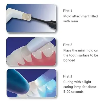 Zubné Mini Kultúrne Tlačidlo Príslušenstvo Formy pre Výrobu Jazyk Pracky Zubné nástroj