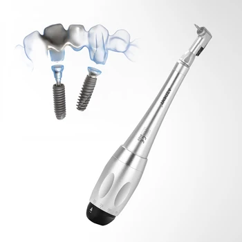 Zubný Implantát momentový Kľúč Handpiece Ratchet Západku Hlavy+12PCS Ovládače 5-35 N. cm 7 príslušnými úrovňami krútiaceho momentu
