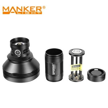 Zväzok: Manker MK35 II 2000 M Lúč Ultra-hodiť Baterka 6000LM LUMINUS SBT90 GEN2 LED Baterka + 4pcs 3100mAh 18650 Batérie