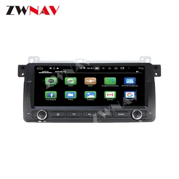 ZWNAV Android 10 Rádio Stereo GPS Navigácia Pre BMW E46 M3 Rover 75 Kupé 318/320/325/330/335Car Rádio Multimediálny Prehrávač Videa