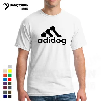 Zábavné Kreatívne Dizajn Adidog T-shirts Adidog Mužov Tričko Streetwear Mužov Hip Hop T Shirt 16 Farieb, Módne Krátkym Rukávom Pánske Tričko