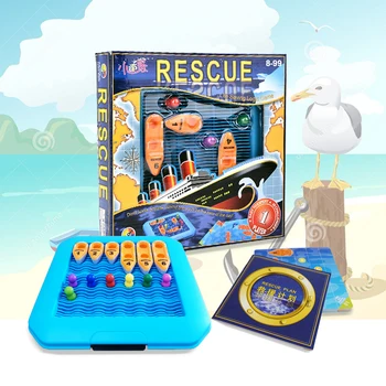 Záchranné Posuvné Puzzle, Doskové Hry, Logické Myslenie Hra Pre Ryby Vo Veku 4 A Až Predškolského Deti Hrajú 48 Hravé Výzvy