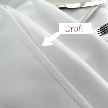 Zákazku biele polyester bavlna obrus nadrozmerné 210 X 800cm obdĺžnikový jedálenský stôl kryt, ktorý sa používa pre svadobné udalosti hot