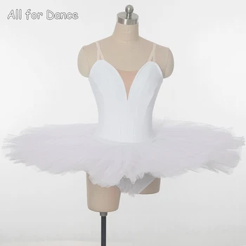 Zákazník Veľkosť Vyrobené White Professional Balet Tutu Pre Balerína Tanečné Predstavenie Obyčajný Farba Tutu Fáze Nosenie