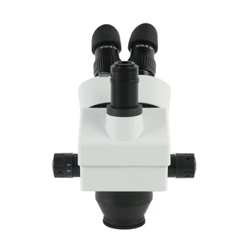 Zároveň-hlavná 3,5 X-90X Trinocular Zoom, Stereo Mikroskopom Hlavu WF10X 20 mm Okulára Objektívu 0,5 X/2X Pomocné Cieľ