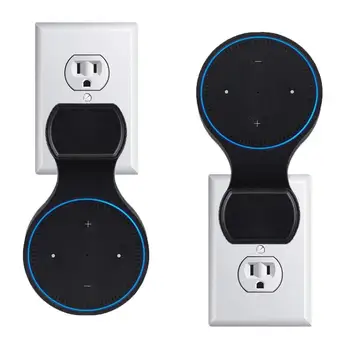 Zásuvky v Stene Mount Držiak Prípade Držiak pre Amazon Alexa Echo Bodka 2 2. Generácie Bluetooth Smart Home Reproduktor Vešiak Polica